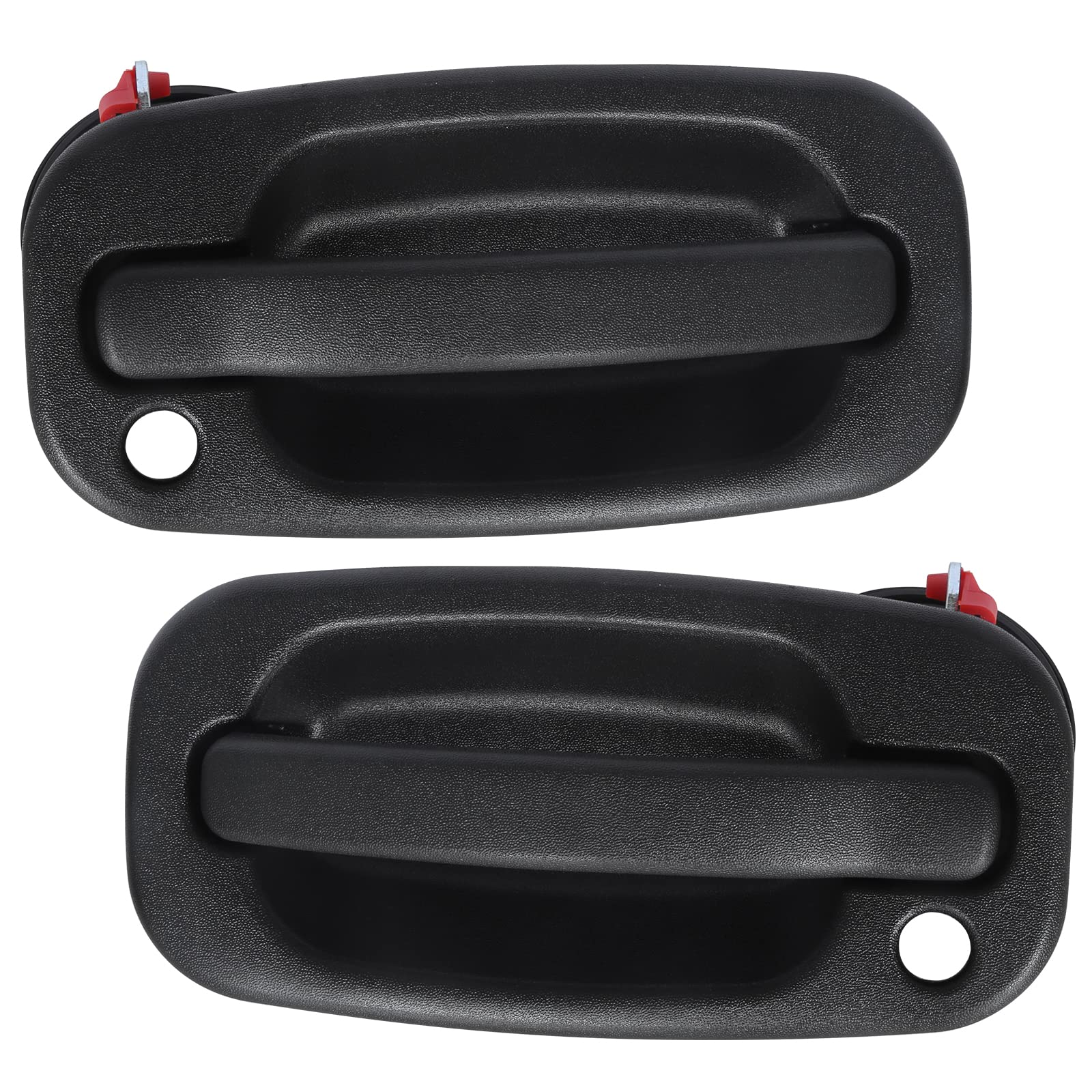 フロントドライバー&助手席用 キーホール付き 外装ドアハンドル シボレーシルバラード、アバランチ、サバーバン、タホ、GMCシエラ、ユーコンキャデラックエスカレードに対応 # 15034985、15034986 12,158円
