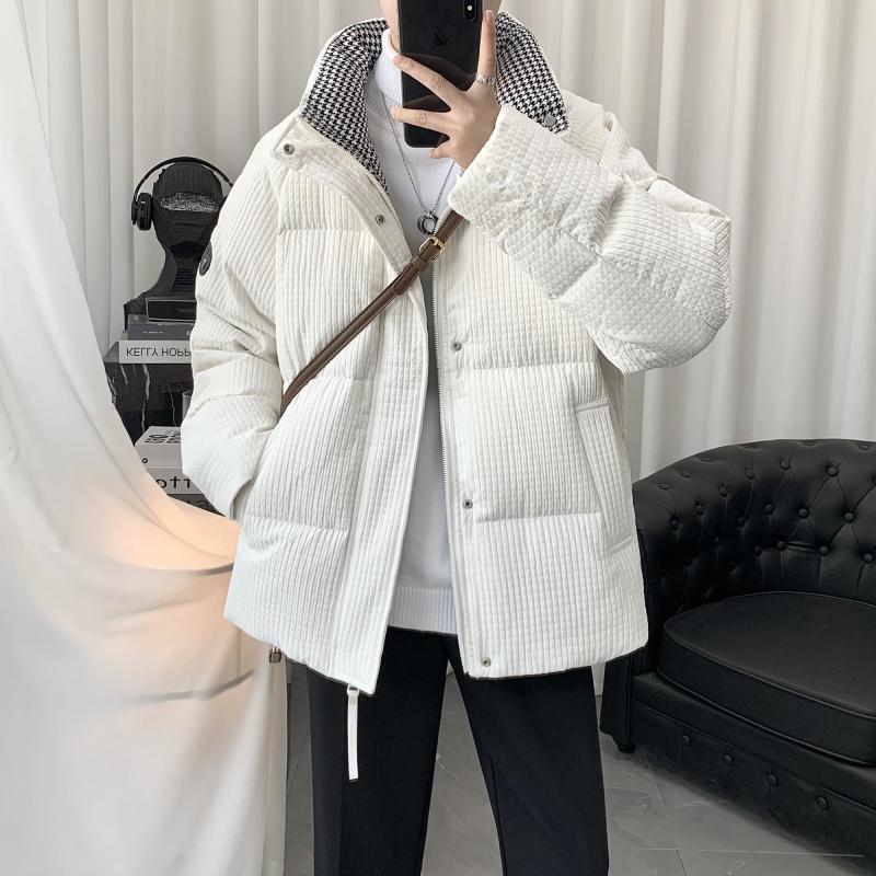 新しい 厚手 メンズ ショート丈 洋風 ゆったり ダウンコート 高級感 かっこいい 保温 中綿ジャケット|正申R