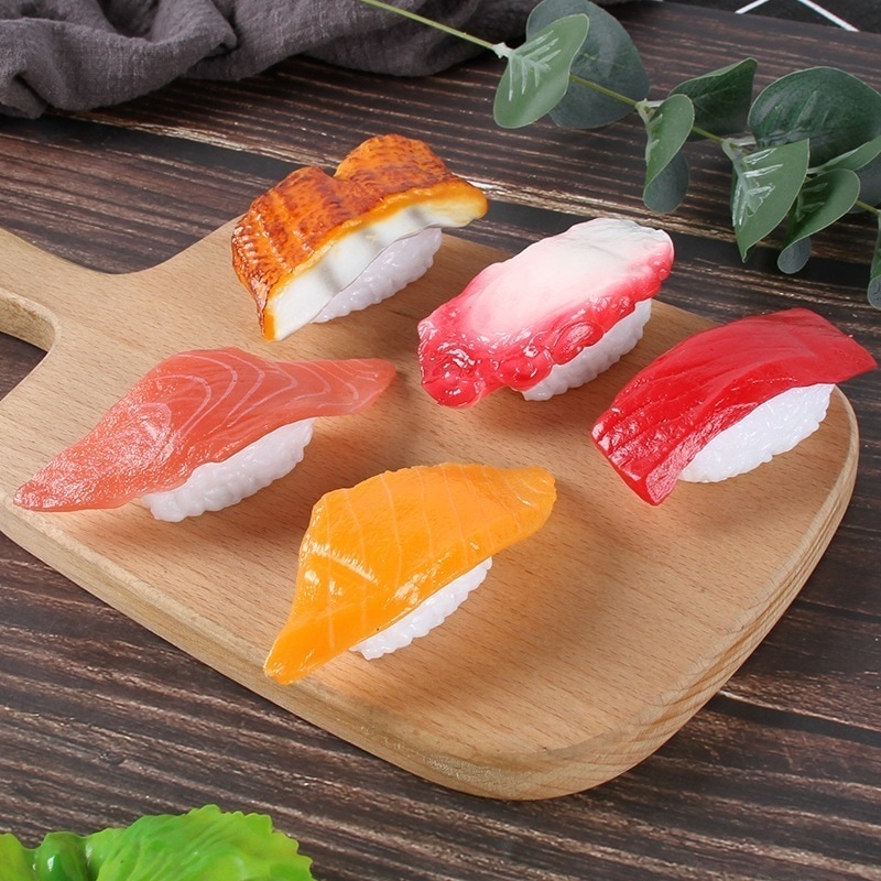 PVC模造食品磁気冷蔵庫マグネット楽しいキッチン3D三次元シミュレーション寿司モデル小道具