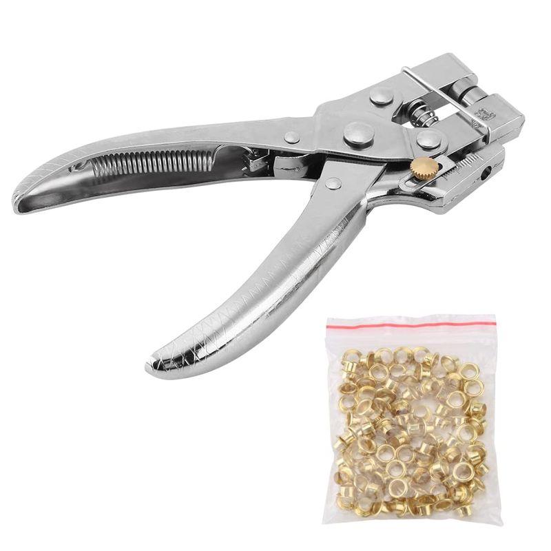 ハトメパンチ 片面タイプ リベットパンチ 穴あけパンチ アイレットプライヤー リベットツール 穴あけ 穴開け ベ