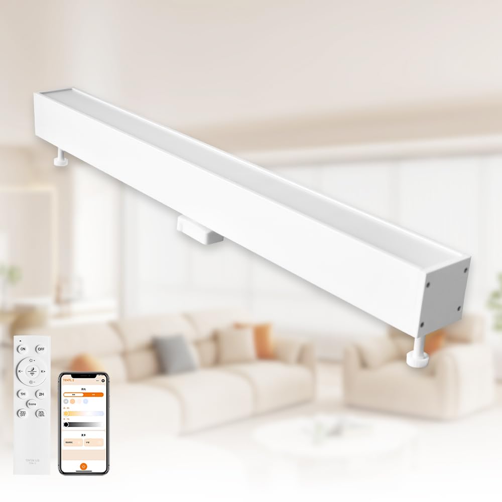 LEDシーリングライト リモコン付き 長方形 50W 10000lm アプリリモコン 天井引掛シーリング 14畳までのお部屋に適応 直管シーリングライト スポットライト対応 対応