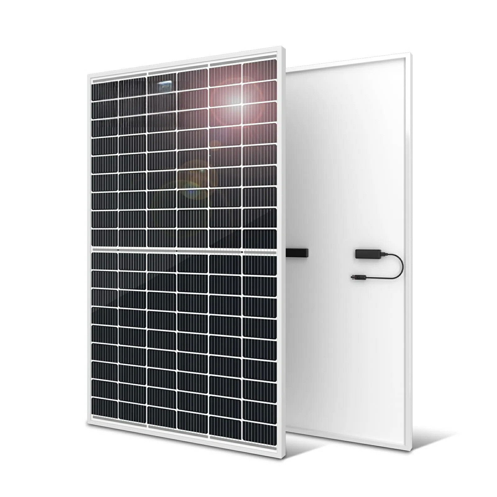 410W ソーラーダイアログボックス 1枚入  高性能 単たま物 410W 動くこと起電力：31.4v 開放的起電力 37.3V次世代型 太陽の光ダイアログボックス 太陽の光受け持ち 取り替えっこ能率21% 超高能率! 省エネルギー 小型 車、舟・船、大屋根、ベランダーに築き上げる 不仕合わせ打つ手