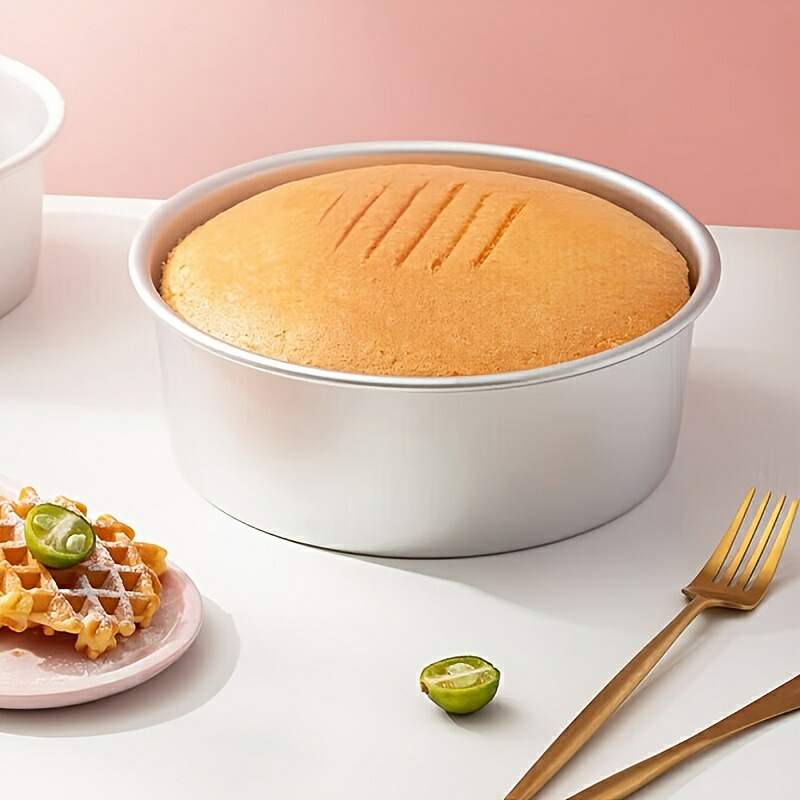 1pc ベーキングモールドラウンドモビール底西洋菓子型シフォン西洋菓子型アンチ突っ支い棒