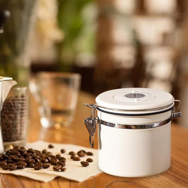 珈琲豆庫入れ多役立つこと茶白砂糖キャニスター茶粉ビスケット白 1.2L