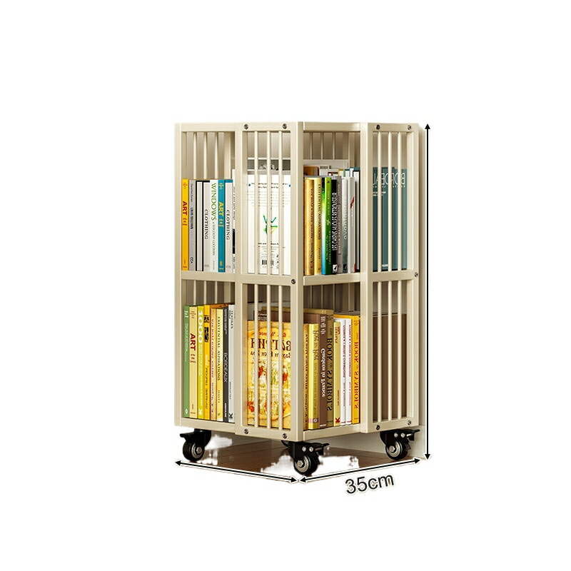 回転させる書物棚 360 度書物棚 取りはらい能力のあるな赤ちゃん用納める事務机 家のリビングお部屋の隣にある鉄製の床から上昇限度までの納める仕合わせ