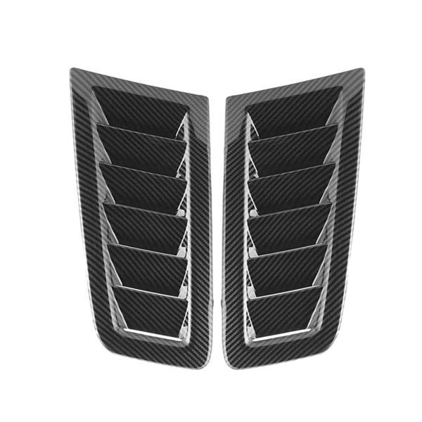 2 個カーフードベントスクープ置きかえる付属品/ボンネットベントフードトリム/興味の中心 RS