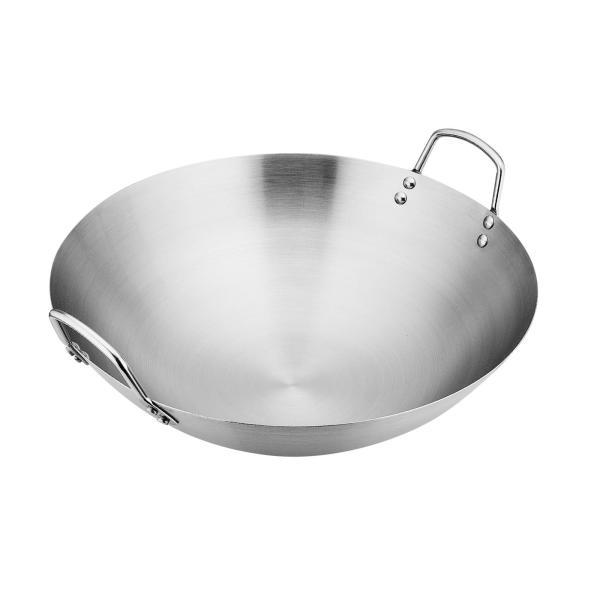 身寄り用丸焼き30糎用に厚くされたスチールソテーパンダブルハンドル膳立て手道具携帯型