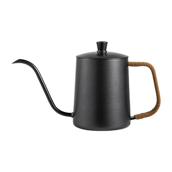 珈琲湯わかし ティーポット コーヒードリップポット お茶湯わかし 好いたらしいな手持ち部分 防錆 耐久性のある長っ細い注ぎ口 コーヒーポット 難民キャンプ
