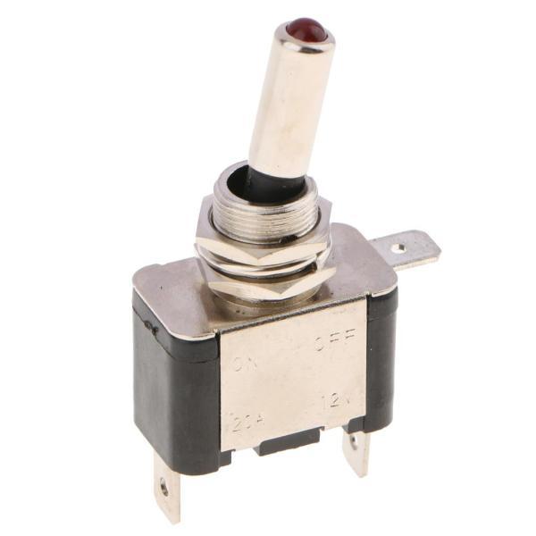 12V 20A 3pin Mini LED Toggle Fli Switch ON / OFF SPST for Car Dash R