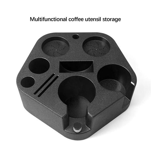 エスプレッソタンパーホルダーステーション カウンタートップ用 滑り止めコーヒータンパーホルダー 51mm