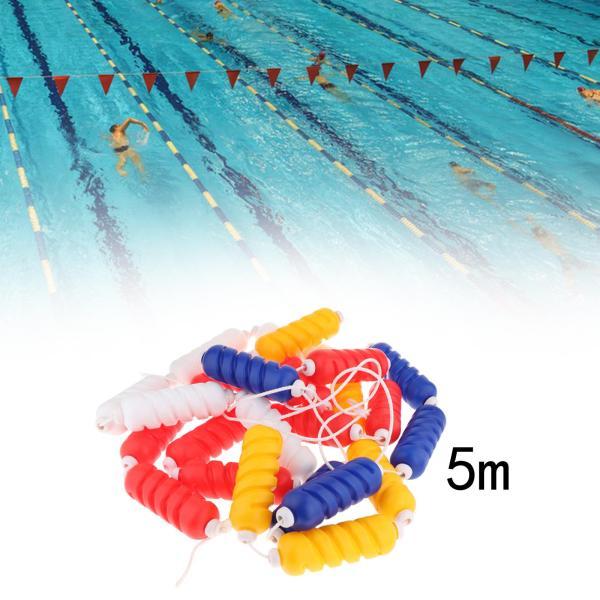 スウィミングプール分け取り荷縄 5M ロングフロートライン お水運動競技 スウィミングプール寄りあい用 熱っぽい 差しわたし6糎