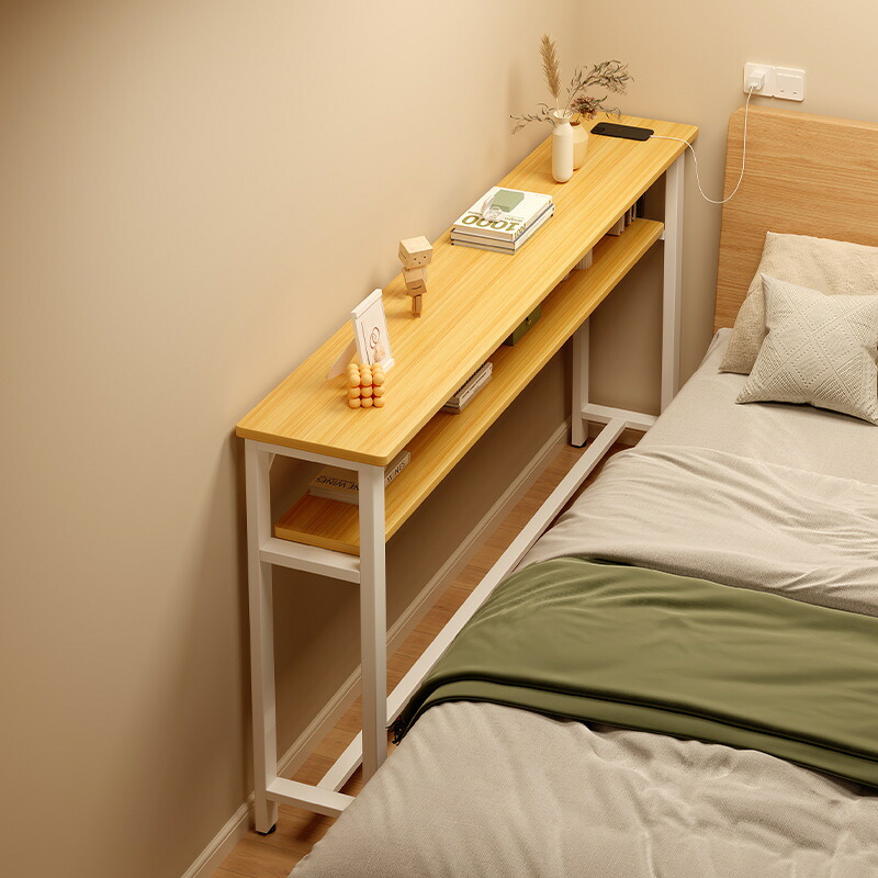 寝いすの後に詰めて納める長々しい棚寝部屋臥榻傍え小っちゃい棚小っちゃい棚リビング壁際の棚