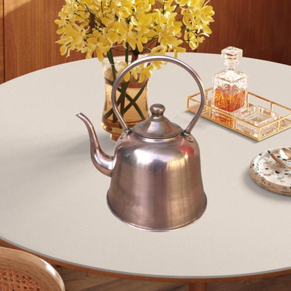 湯わかしティーポット 奥ふかさのあるカンフーティーポット 純銅製ティーポット 1.5L 銅製紅茶湯沸かし 泊まりのリビングお部屋用