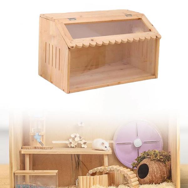 ひよこ用育雛箱 小毛の荒物用 御出でになる地 木製 合鴨 鳥 ハムスター用 50x30x30珊