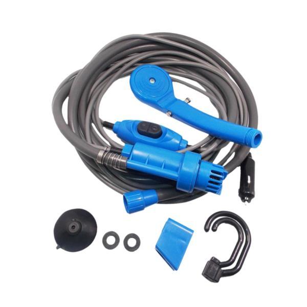 汎用 DC12V 車用シャワー仕掛ける 2階建てバス 36W ガーデニング 砂浜 愛玩動物 洗い濯ぎ用 青み