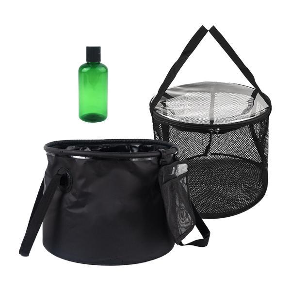 マルチ物の具 折りたたみ式井戸釣瓶 お水容れもの 30L 難民キャンプ用バイノーラルハンドル