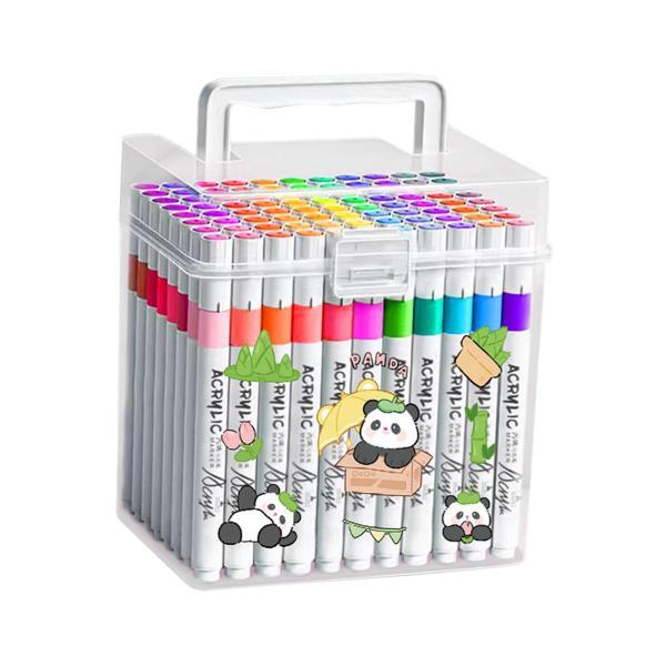アクリルペイントマーカー アクリルペイントペン 色合い書きもの 絵を描くこと目じるし 納めるボックス席付き添い人 帆布 木製作物 手工芸品属具 キッチン用品・食器・調理器具-その他