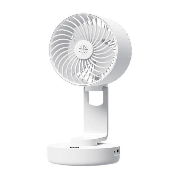 テーブルファン、空気循環ファン、静音、折りたたみ式、頑丈、実用的、4スピード、USB充電ファン、オフィス、旅行、デスクトップ、小型ファン|正申R