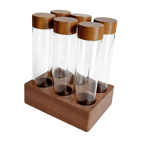 コーヒー豆試験管 空クリア キッチンカウンタートップコーヒーショップ小売用 22g｜正申R