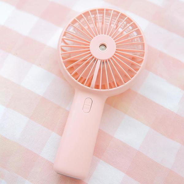 携帯型気違い水吹き付ける加湿器落ち居るハンドヘルドポータブルエアミストピンク