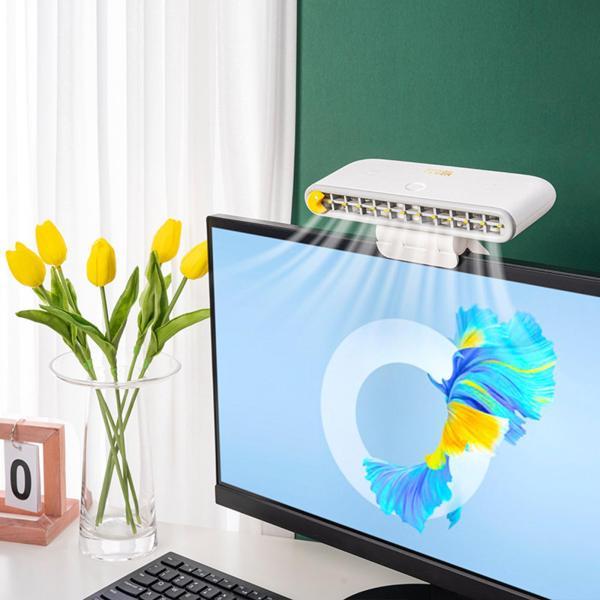 ゼムクリップ気違いUsb申し受ける式ゲーミングノートパソコン画面OfficeWhite用ポータブルフォルダ