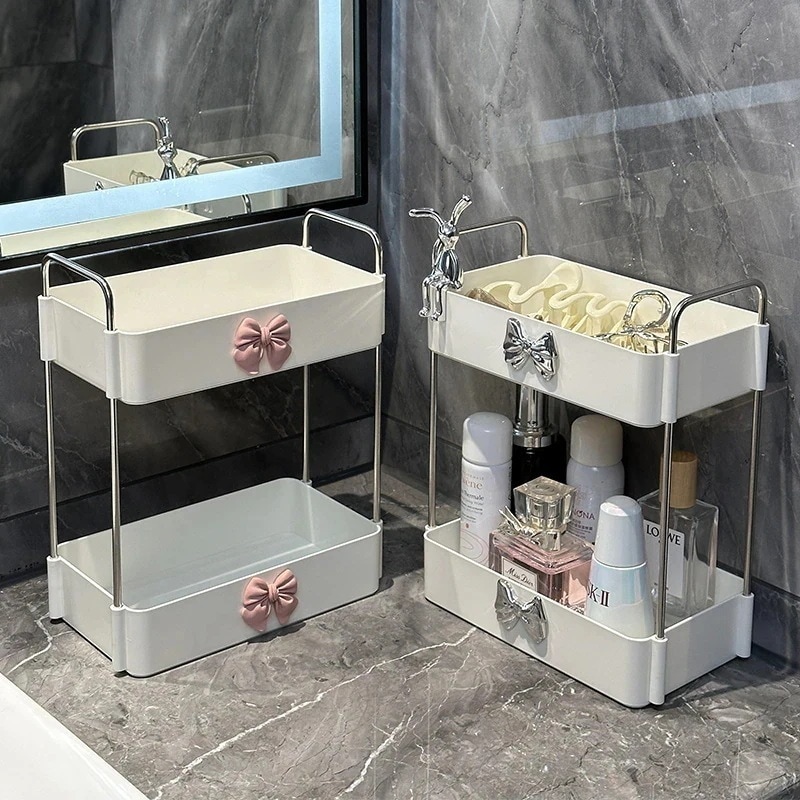 たわい無い 室内用便器 洗面台 さくら色 ー シュロの葉 納める容れもの 事務机 鏡の前 かざり付ける品 物を置き 二重 納める仕合わせ(ガラス瓶)