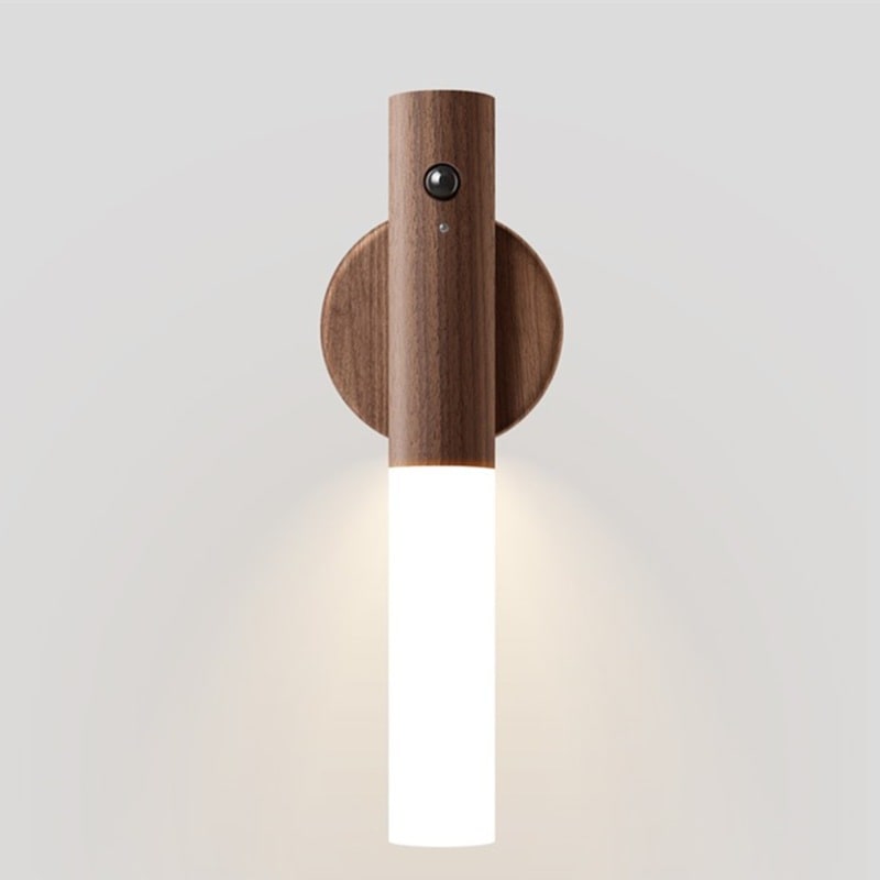 検知器ともし火 屋内 LED 照明装置 人感検知器 磁石着脱式 丸型 小型 暖色 寒色 蓄電池式