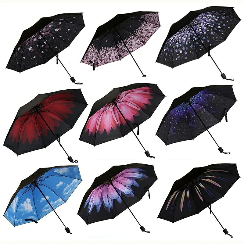 男女兼用。日本ばれ時も雨ふり時も当て嵌める能力のある。キャノピーの差しわたしは97糎、折りたたみ分かりやすい8本のひと通り付き添い人。