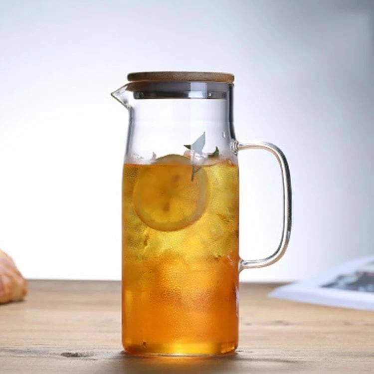 1000ml 茶ポット 耐熱硝子 1200ml 硝子ポット 直火灯し火湯沸かし相応う 1500ml 電気冷蔵庫 ティーポット 耐熱 耐熱 硝子湯沸かし 直火 水出し