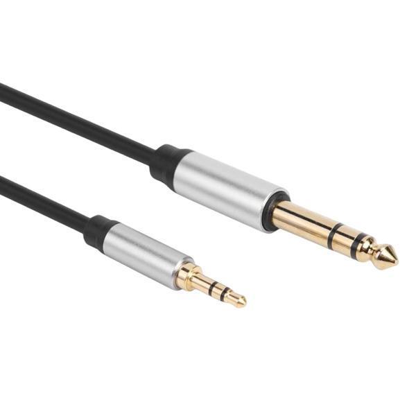 ギター携帯電話スピーカー用3.5mm～6.35mmオーディオケーブルヘッドフォンアダプター3m｜正申R