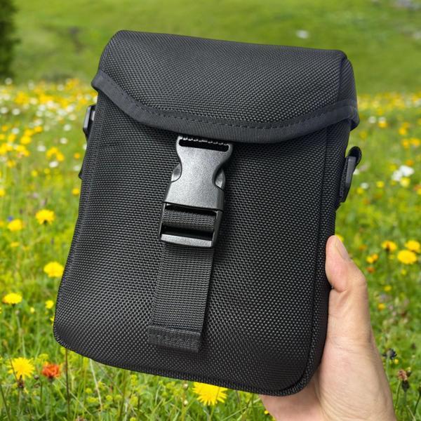 双眼鏡収納バッグ プレミアム プロフェッショナル 実用的 エッセンシャル ショルダーバッグ 21cm×15cm×7cm|正申R