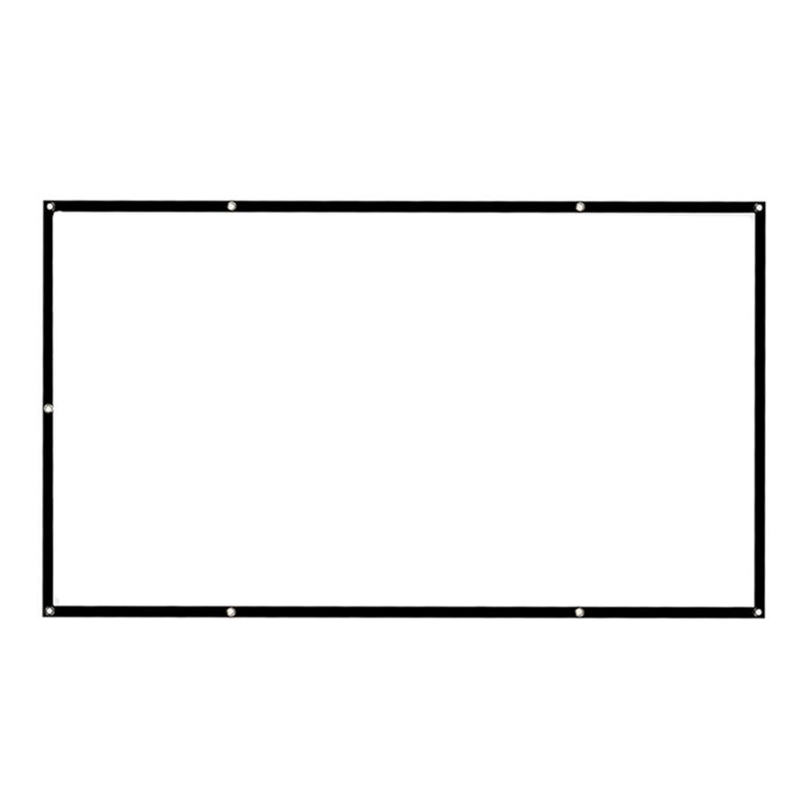 100インチ(203x152cm)4:3 ポータブルHDプロジェクタースクリーン 屋外16:9 4:3アンチクリースプロジェクションスクリーン|正申R