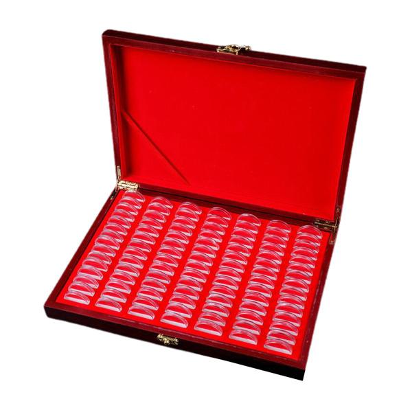 コレクター用100ポケットコインカプセルホルダーコインコレクション用品コインカプセル用コレクションブックアルバム(コインカプセル25/27|正申R