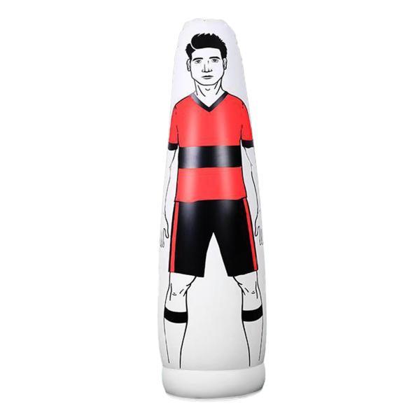インフレータブル サッカー トレーニング ダミー ディフェンダー ウォール耐久性ボクシング パンチング バッグ赤 160 センチメートル|正申R