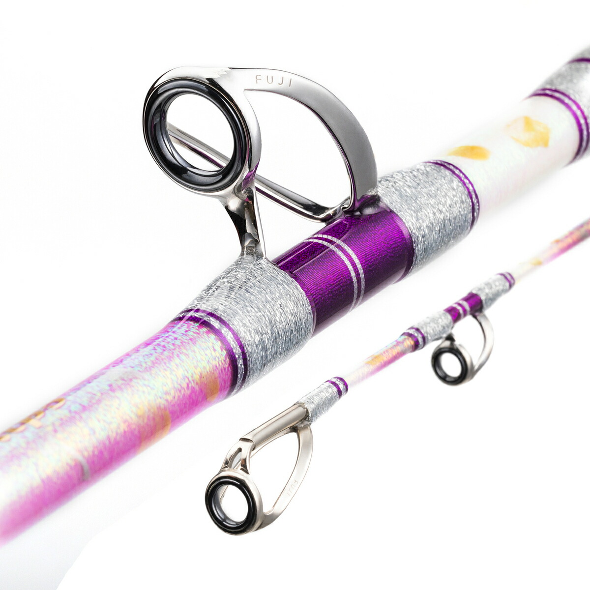 purple fishing pole