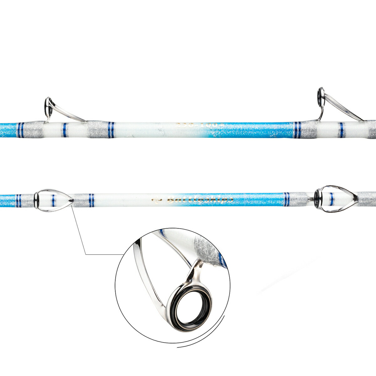 楽天市場 総糸巻 バトルシップス Madaispecial 280 30号シャイニーブルー 無垢 ソリッドグラス ロード 船竿 Battleships 真鯛 マダイ 釣り具 船釣 正道商事 楽天市場店