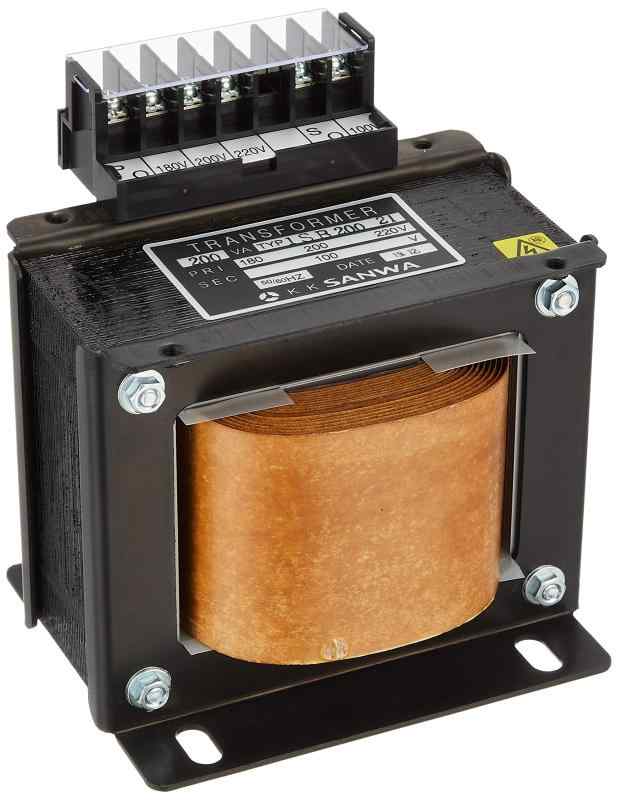 三和 A種小型乾式トランス状態 単相複巻 判定基準品200vA 1SB-200-21