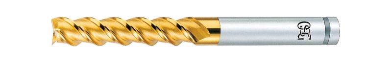 オーエスジー TiNコートXPMスクエアエンドミルハイヘリックスロング形 外径28mm 全長200mm 刃長105mm シャンク径32mm TIN-XPM-EHL 28×4F(8403598)