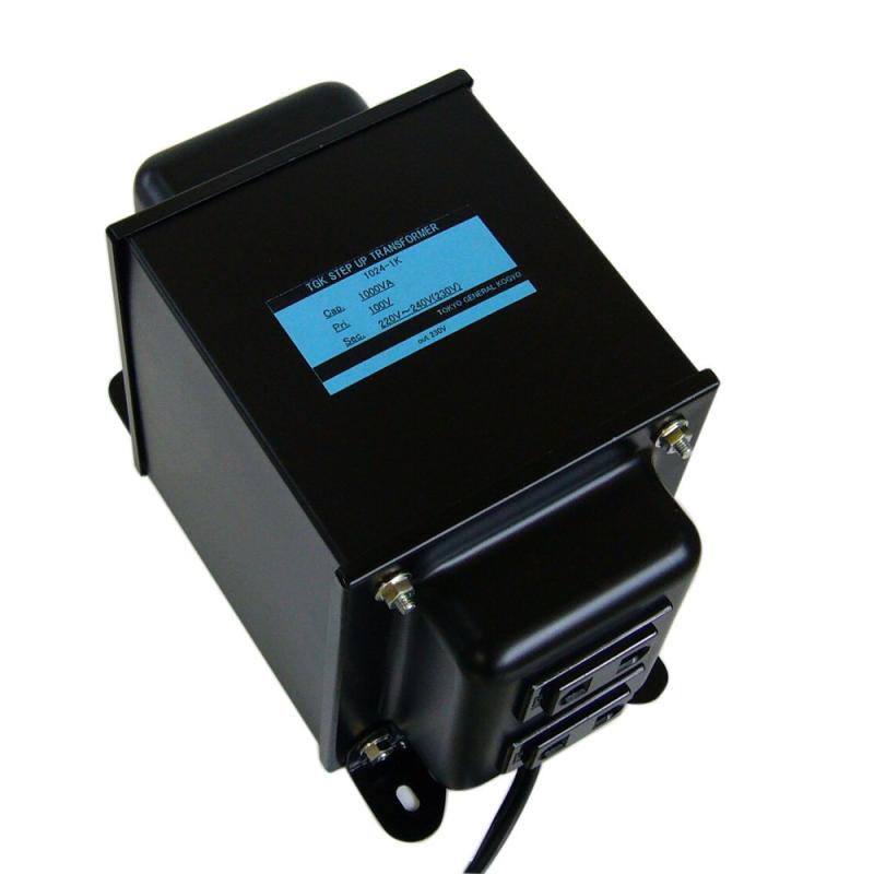 変圧器工房 日本製 変圧器 ステップアップトランス 1000W 100V→220～240V 1024-1K （海外製品用）