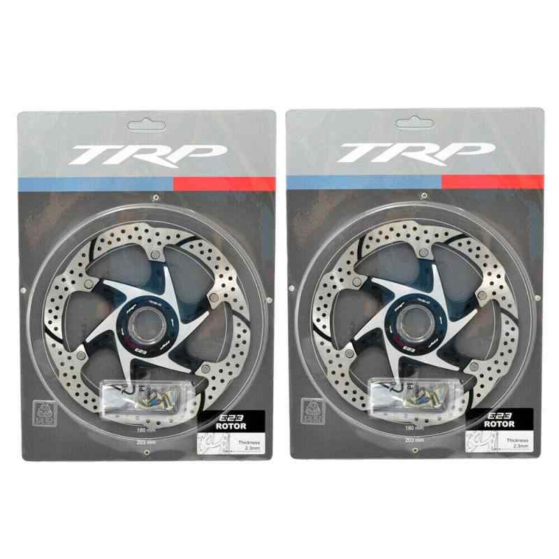 TRP TRP-42 DHR and E-MTB Only 2.3粍 Thickness Disc Brake Rotor 6-Bolt 180粍, 2PCs, STB2204