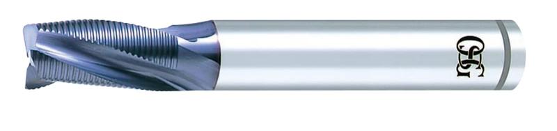 オーエスジー VコートXPMファインピッチラフィングエンドミルロングシャンクショート形 外径35mm 全長175mm 刃長53mm シャンク径32mm VLS-XPM-RESF 35×6F(8455685)