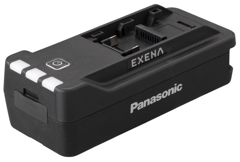 パナソニック(Panasonic) USB用電池アダプター 壁掛け金具付属 USB-C USB-A 18V 5.0Ah 14.4V 電動工具 建築現場 作業場 EZ9ZD1X-B ブラック