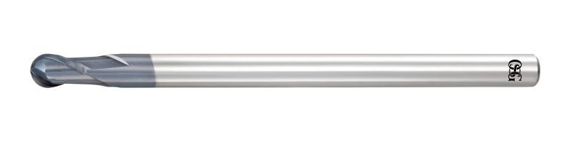 オーエスジー WXLコート2枚刃超硬ボールエンドミル 外径1.7mm 全長50mm 刃長4.2mm シャンク径4mm WXL-EBD R0.85×4.2×4(3106750)