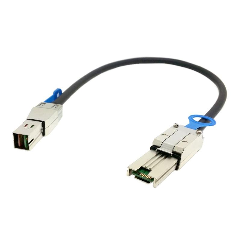 CHENYANG外部Mini SAS 4 x SFF - 8088 → Mini SAS高密度HD SFF - 8644データサーバーRaidケーブル50 cm