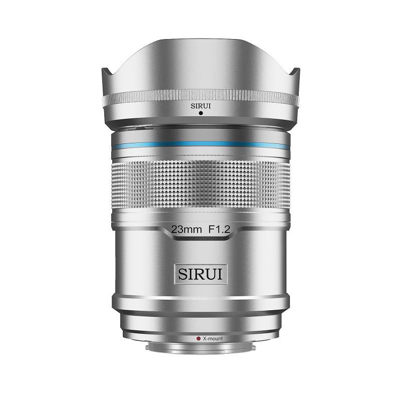 SIRUI Sniper オートフォーカスレンズ、F1.2広角APS-C写真器水晶体(Xマウント) ブラック-シルバー