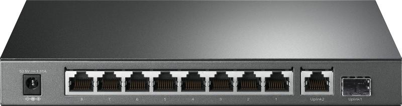 TP-Link 10ポート ギガビット デスクトップ スイッチングハブ(8 PoE+ ポート 搭載) poe ハブ TL-SG1210P