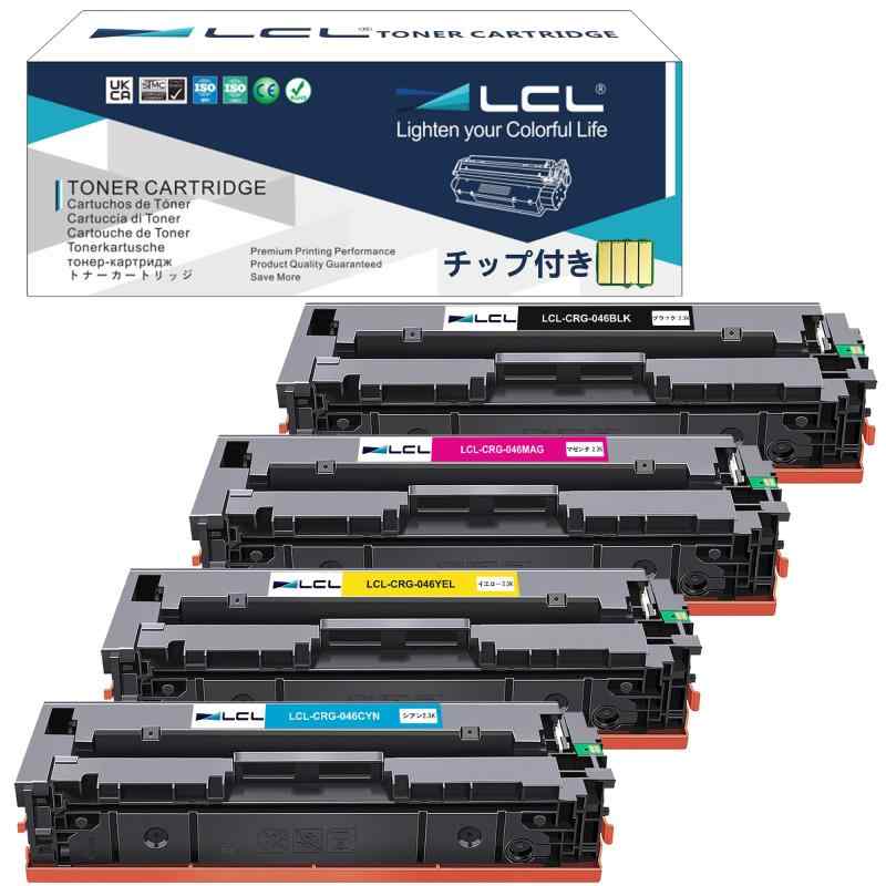 LCL Canon用 加農砲用 CRG-046 CRG046 (4色書き割り) 取り替えっこトナーカートリッジ 相応う機種：LBP654C LBP652C LBP651C MF735Cdw MF733Cdw MF731Cdw