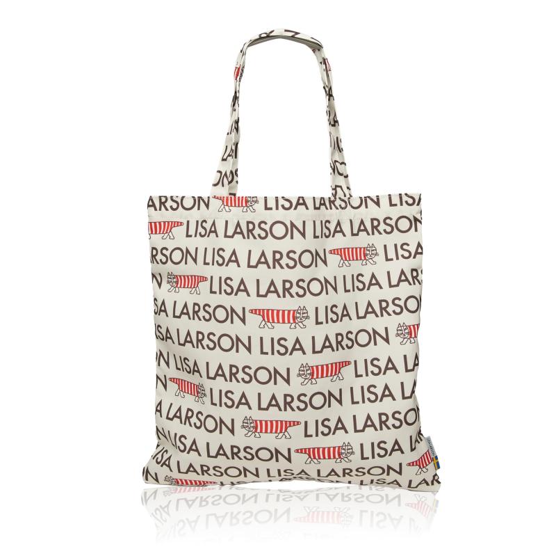 [リサ ラーソン] トートバッグ レディース エコバッグ 肩掛けできる 大容量 A4 B4 A3サイズ 猫柄 猫 マイキー ロゴ ITCK-01 ITCK-01画像