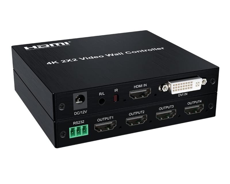 ビデオウォールコントローラ 4K対応 4出力 超小型静音DVI入力あり [beTVW2x2-Lite]｜SEIYUショップ