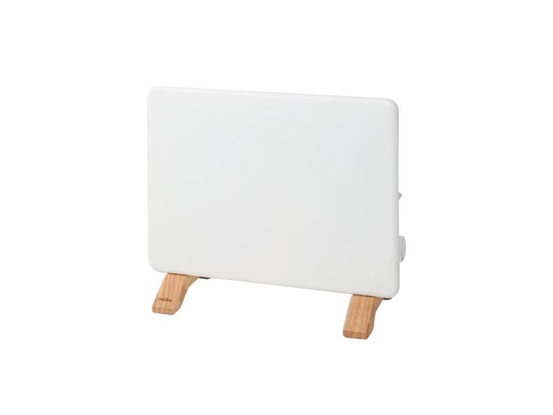 moku. ミニパネルヒーター ここぽかミニ 脱ぐ所 室内用便器 痛いところ 300W コンベクターヒーター 肌理 木製 安全性のある心積もり MCH0300W